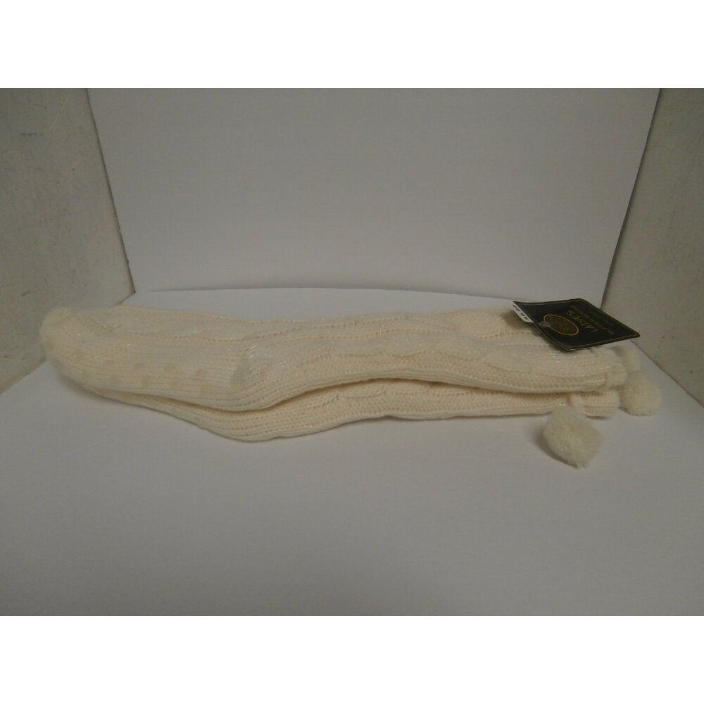 Ladies Slipper Socks 1227786 Ivory One Size New !!!!